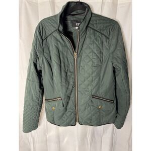 Kut from the Kloth Green Quilted Jacket